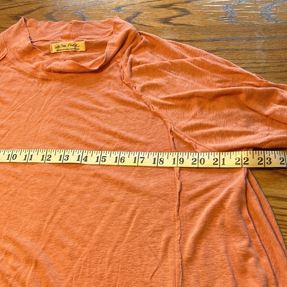 Free People tunic top medium. Light orange - Picture 4 of 6